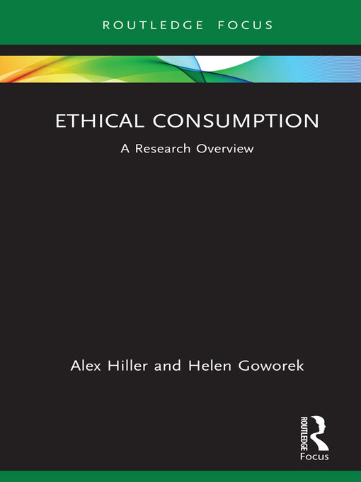 Title details for Ethical Consumption by Alex Hiller - Wait list